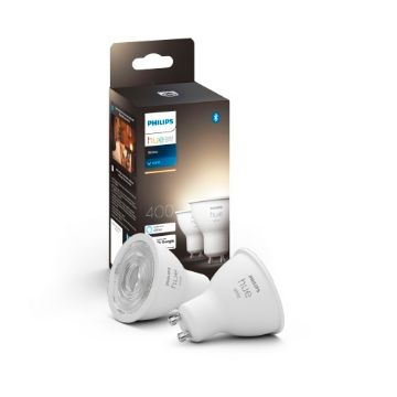 Picture of Set 2 becuri LED Philips Hue BT 5.2W GU10 White