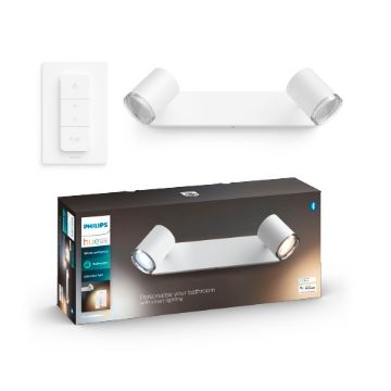 Picture of Aplica baie alba Philips hue Adore White BT 2x5W White Ambiance