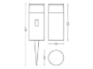 Philips Hue Outdoor Extensie Postament Calla White and Color Ambiance PS03589