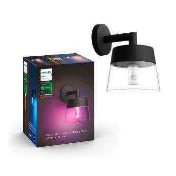 Poza cu Aplica Philips Hue Outdoor Attract White and Color Ambiance 1746130P7