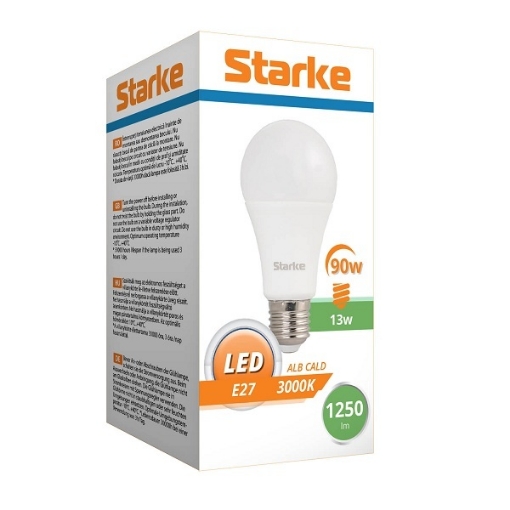 Imagine Bec LED STARKE Plus 13W A60 E27 1250LM lumina calda ST00786