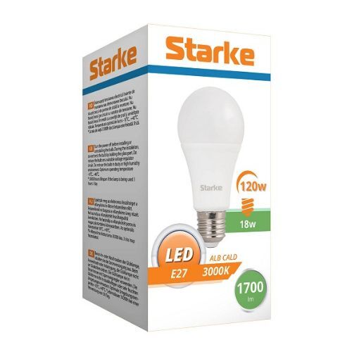 Imagine Bec LED Starke Plus 18W A70 E27 1700LM lumina calda ST00790