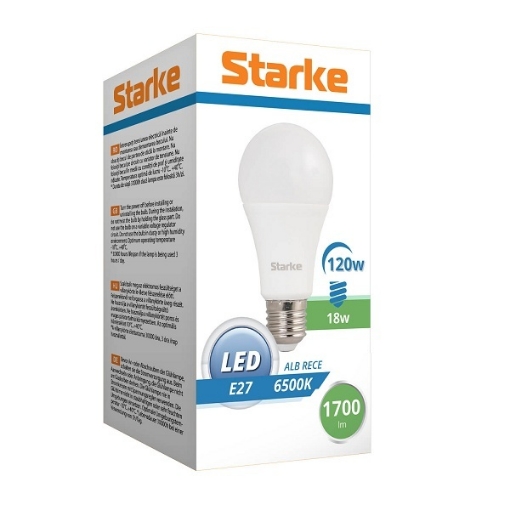 Bec LED Starke Plus 18W A70 E27 1700LM lumina rece ST00791
