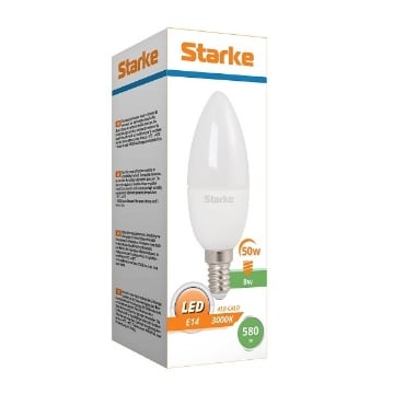 Bec LED Starke Plus 8W B37 E14 580LM lumina calda ST00802