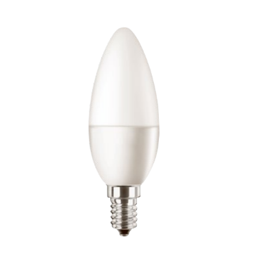 Imagine Bec LED Pila 6W E14 forma lumanare B35 lumina calda