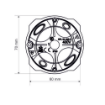 Doza aparat rigips Kopos 68x45mm IP30 KPL64-45/LDNA