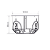 Doza aparat rigips Kopos 68x45mm IP30 KPL64-45/LDNA