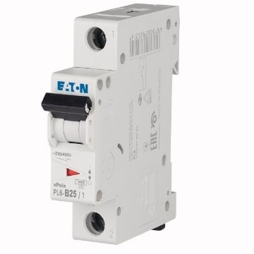 Siguranta automata Eaton 1P 25A 6KA PL6-B25/1