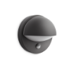 Aplica exterior Philips MyGarden June Anthracite senzor miscare 12W IP44 PC02453