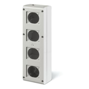 Tablou organizare santier Scame 4 prize montaj aparent IP66 632.3501-000