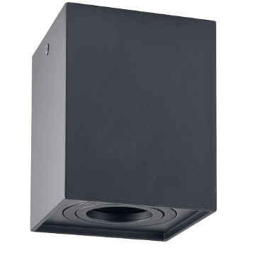 Spot aparent patrat Starke GU10 8W 96x96x125mm IP20 negru ST01152