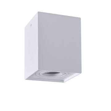 Spot aparent patrat Starke GU10 8W 80x80x84mm IP20 alb ST01155