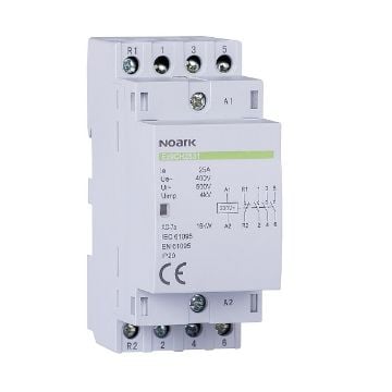 Contactor modular Noark 25A 2 module 4NO 230V 102412