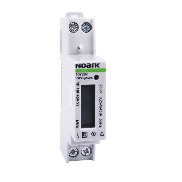 Poza cu Contor energie Noark 32A 1P 1 modul IP50 1 tarif 107286