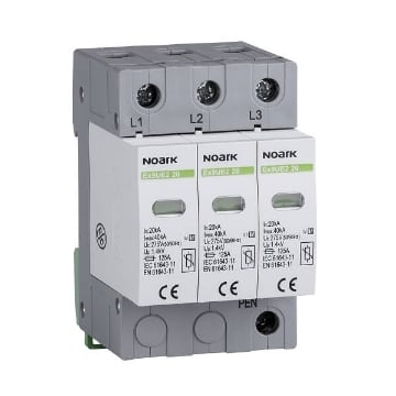 Descarcator Noark 3P 20kA 275VAC IP20 103353