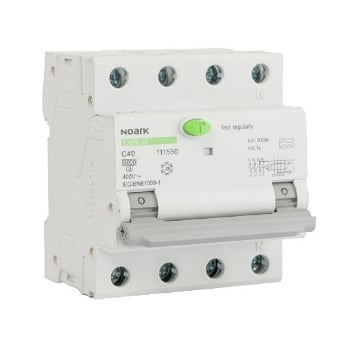 Intrerupator automat diferential Noark RCBO 3P+N 10A 6kA 30mA IP20 111512