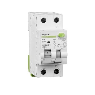 Intrerupator automat diferential Noark 1P+N 10A 6kA 30mA 230VAC IP20 107628