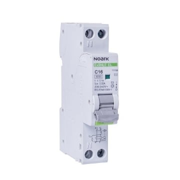 Intrerupator automat diferential Noark 1P+N 10A 6kA 30mA 230VAC IP20 111154