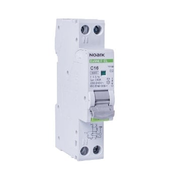 Intrerupator automat diferential Noark 1P+N 20A 6kA 30mA 230VAC IP20 111156