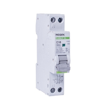 Intrerupator automat diferential Noark 1P+N 40A 6kA 30mA 230VAC IP20 111159