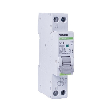 Intrerupator automat diferential Noark 1P+N 6A 6kA 30mA 230VAC IP20 111153