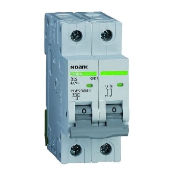 Intrerupator automat Noark 2P 10A 6kA 400VAC IP20 100126
