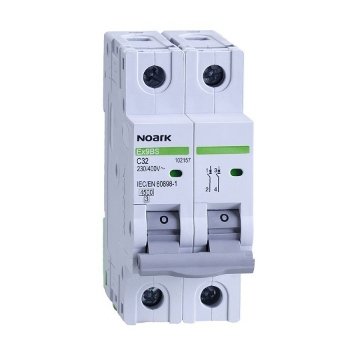 Siguranta automata Noark 2P 6A 4.5kA 400VAC IP20 102150