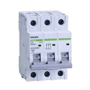 Intrerupator automat Noark 3P 16A C 4.5kA 400VAC IP20 102169