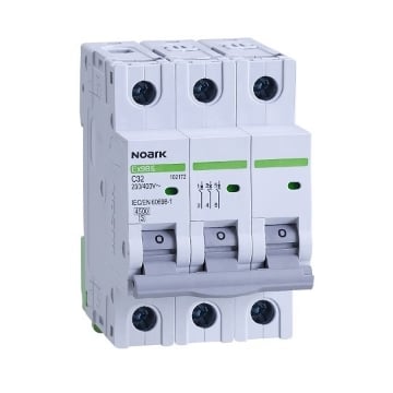 Intrerupator automat Noark 3P 20A C 4.5kA 400VAC IP20 102170