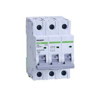 Siguranta automata Noark 3P 6A C 4.5kA 400VAC IP20 102165