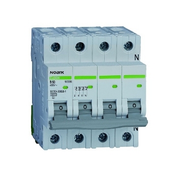 Intrerupator automat Noark 3P+N 25A 6kA 400VAC IP20 100160
