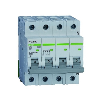 Siguranta automata Noark 3P+N 6A 6kA 400VAC IP20 100154