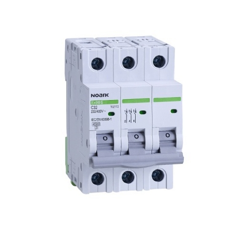 Intrerupator automat Noark 3P+N 63A 4.5kA 400VAC IP20 102190
