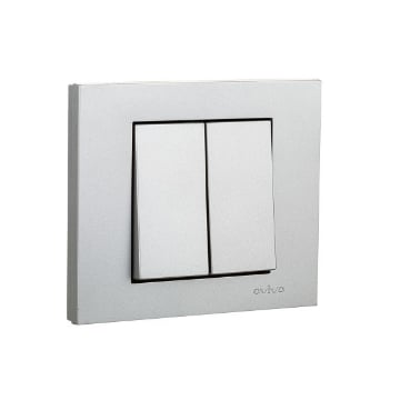 Comutator Ovivo ST Grano Metalic argintiu OV00102