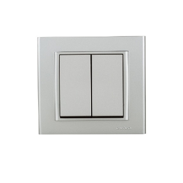 Comutator Ovivo cu Led ST Mina Metalic argintiu OV00513