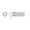 Tub Flexibil PVC Gewiss mediu negru 20mm DX15020R