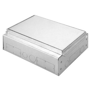 Caseta metalica Gewiss pentru doza pardoseala 10 module GW24621
