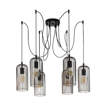 Lustra Eglo Roccamena Black-Copper 49643