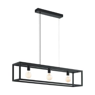 Lustra Eglo Elswick Black 49564