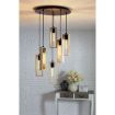 Lustra Eglo Littleton Black-Brown 49549