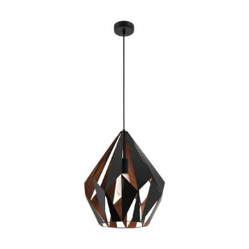 Pendul Eglo Carlton 1 Black-Copper 49878