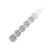 Prelungitor Starke 5 prize 5m intrerupator 3x1mm CP alb ST00924