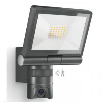 Imagine Proiector LED Steinel senzor miscare camera HD Anthracite 065294