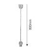 Suport FIX lustre Rabalux, culoare crom, 1x60W, model 1331