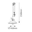 Pendul iluminat decorativ interior Rabalux, gama Elisett, model 2756