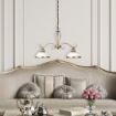 Lustra iluminat decorativ interior Rabalux, gama Elisett, model 2757