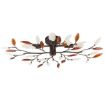 Plafoniera living Rabalux Lilian Brown-Ambra 2849