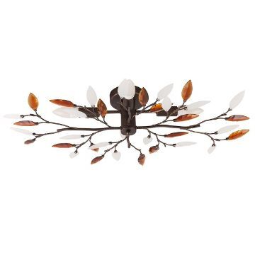 Plafoniera living Rabalux Lilian Brown-Ambra 2849