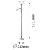 Lampadar iluminat decorativ interior Rabalux, gama Action, model 4062