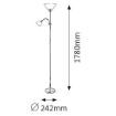 Lampadar iluminat decorativ interior Rabalux, gama Action, model 4065